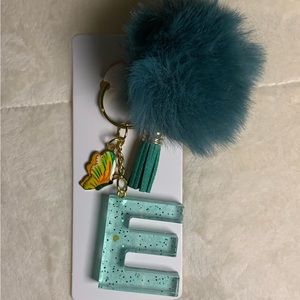 Letter E Keychain